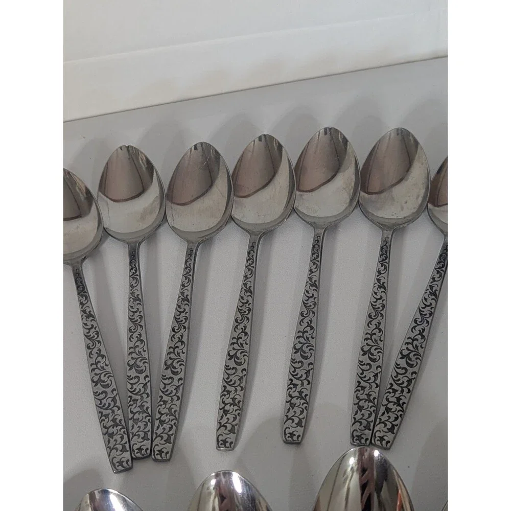 39 pc Ameris Present Stainless Steel Flatware Set - Service for 8 + 5